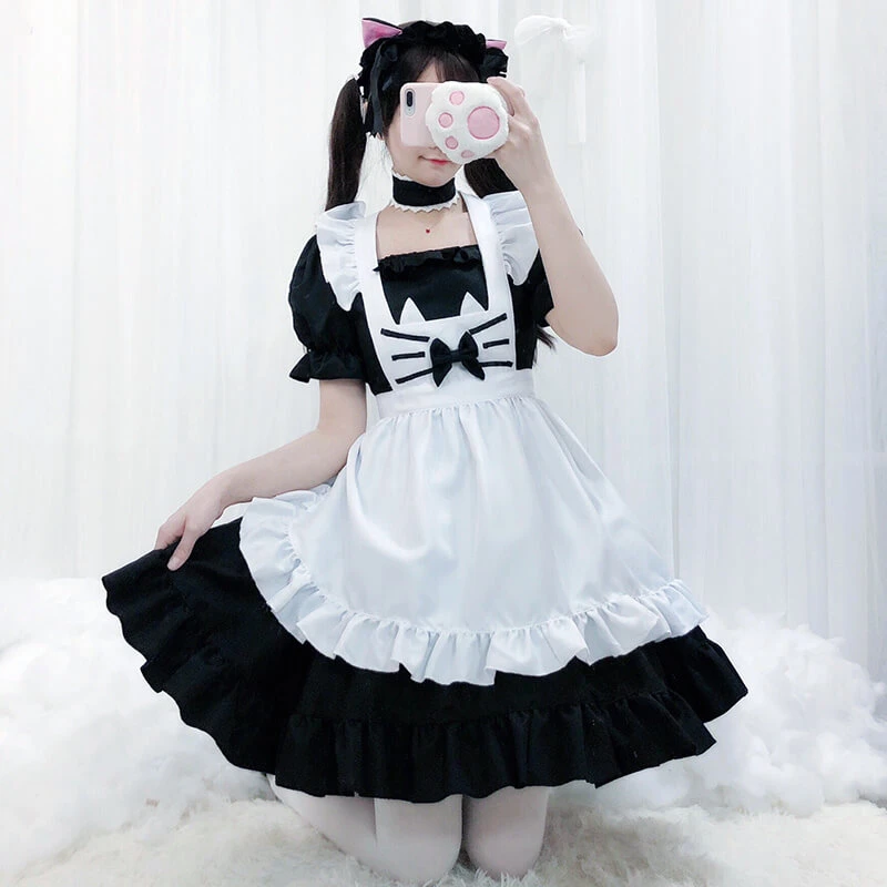 Cute Cat Maid Dress SP15512