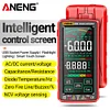 Smart Digital Multimeter 6000 Counts Touch Screen Ammeter Tester Meter (Red)