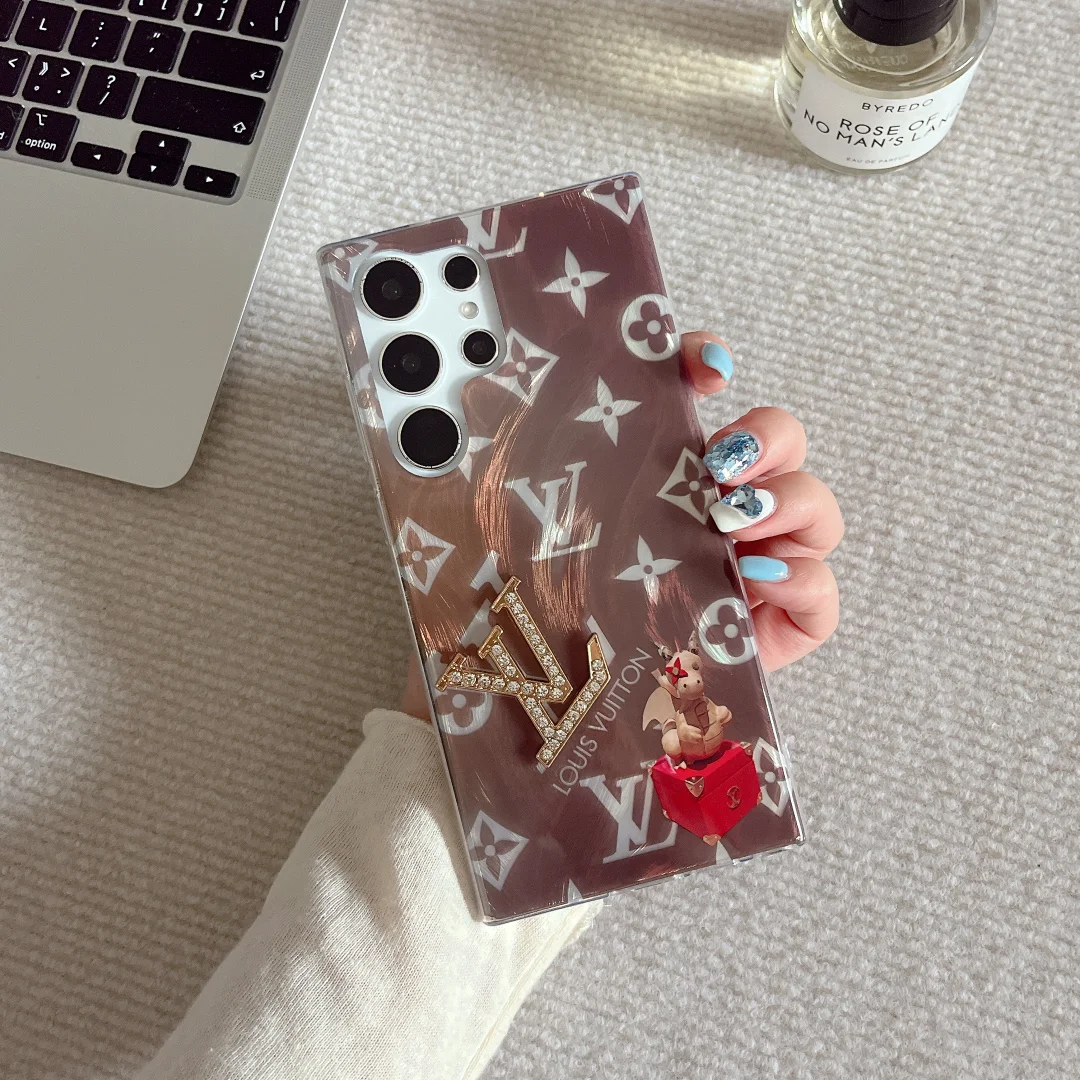 Louis Vuitton LV Creative Bag Air Cushion Stand Metal Logo Samsung Galaxy Phone Case ProCaseMall