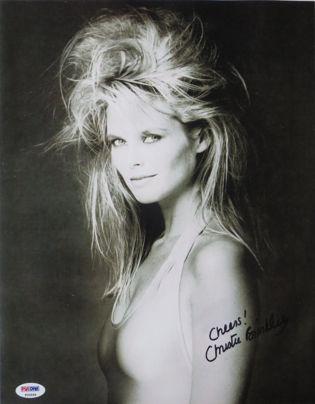 Christie Brinkley Signed Sexy Authentic 11x14 Photo Poster painting (PSA/DNA) #P33269