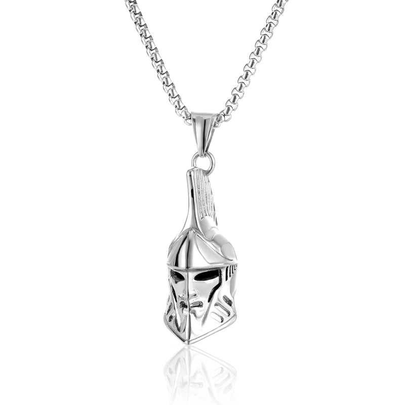 Hip-Hop Retro Solid Color 304 Stainless Steel Men's Pendant Necklace