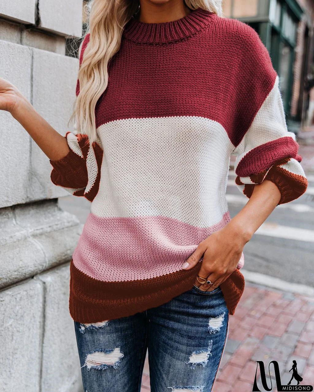 MidiSono - Effortless and Classy winter Sweater