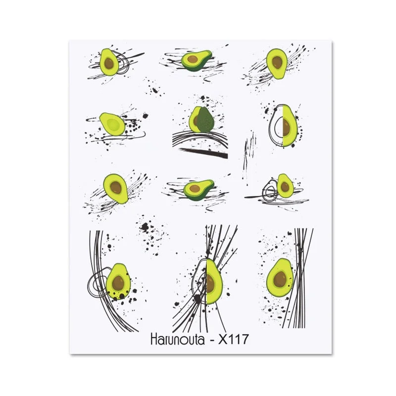 Harunouta Valentine's Day Love Heart Pattern Water Decals Stickers Christmas Snowflakes Design Slider For Nails Art Decoration-Nail Inspo