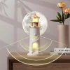 Creative Lighthouse Design Night Light USB Charging Moonlight Lighthouse Projection Lamp Bluetooth Speaker Human Body Sensing Atmosphere Night Light Home Bedroom Living Room Decoration Night Light