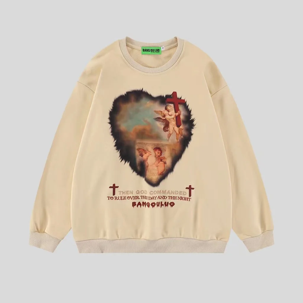 FLOATINGKA "Angela"LONG SLEEVES T-SHIRT Apricot