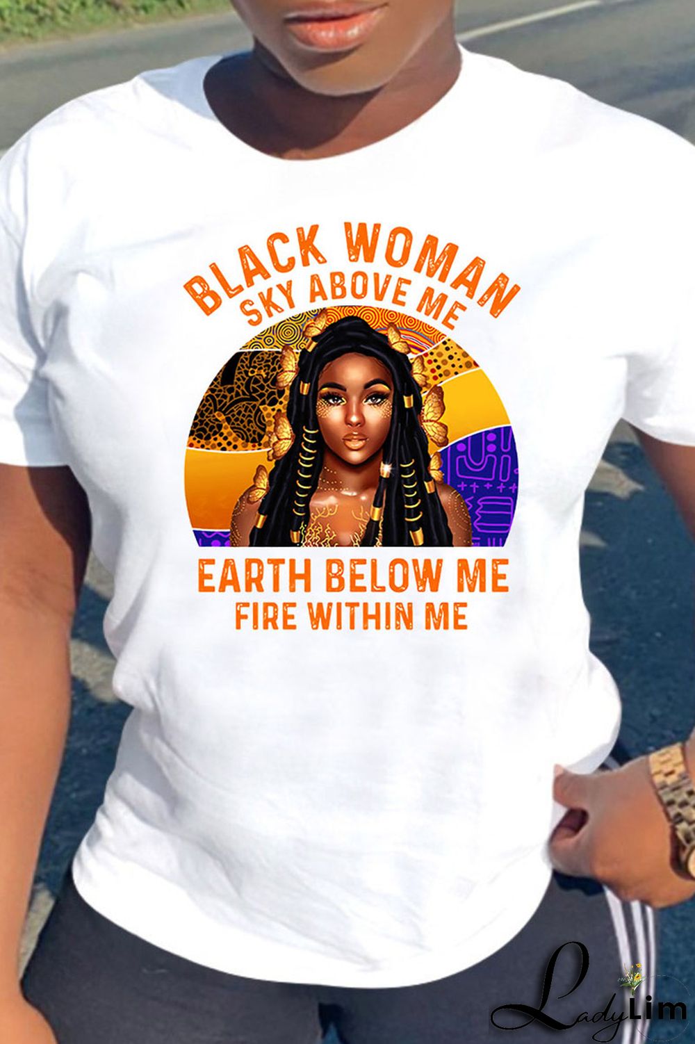 Green Fashion Casual Print Basic O Neck T-Shirts