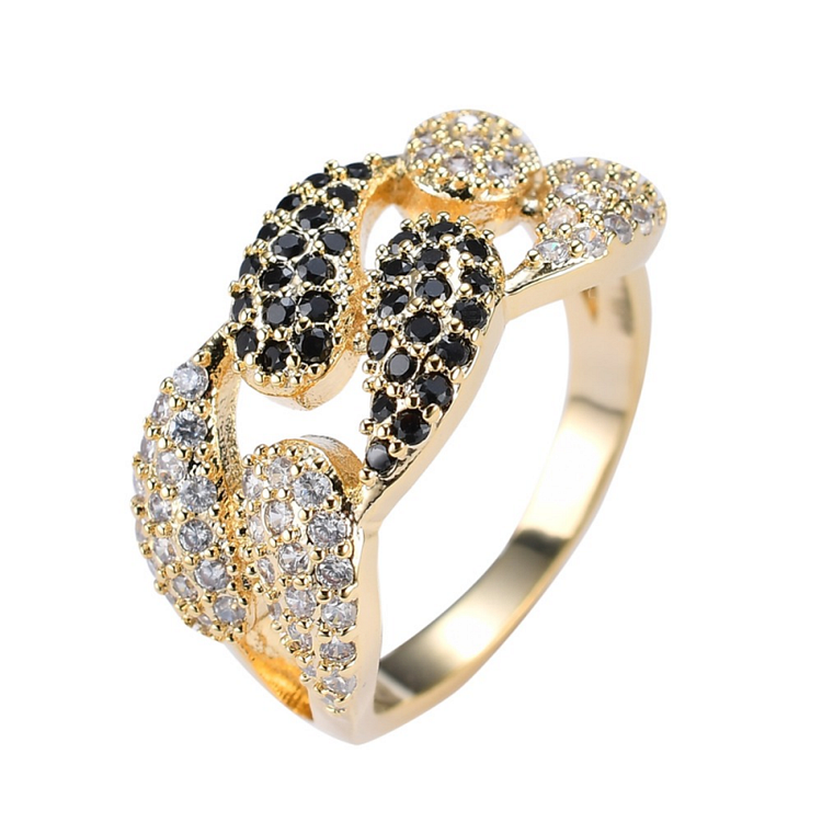 Iced Out Cuban Link Rings