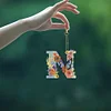 1Pc DIY Diamond Painting Lettter Keychain