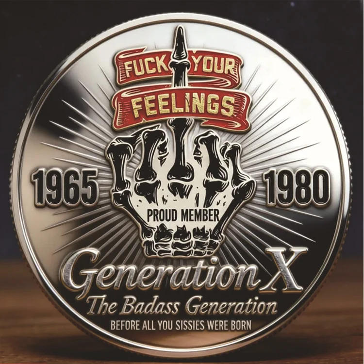 Gen X Original Rebel Challenge Coin