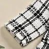 Autumn Winter Kid Baby Girls Clothes Plaid Tops Tutu Dress 2PCS Sets