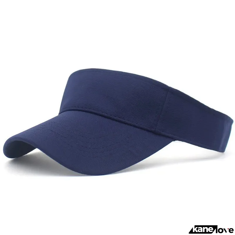 Women's Cotton Adjustable Strap Solid Pattern Sun Protection Hat