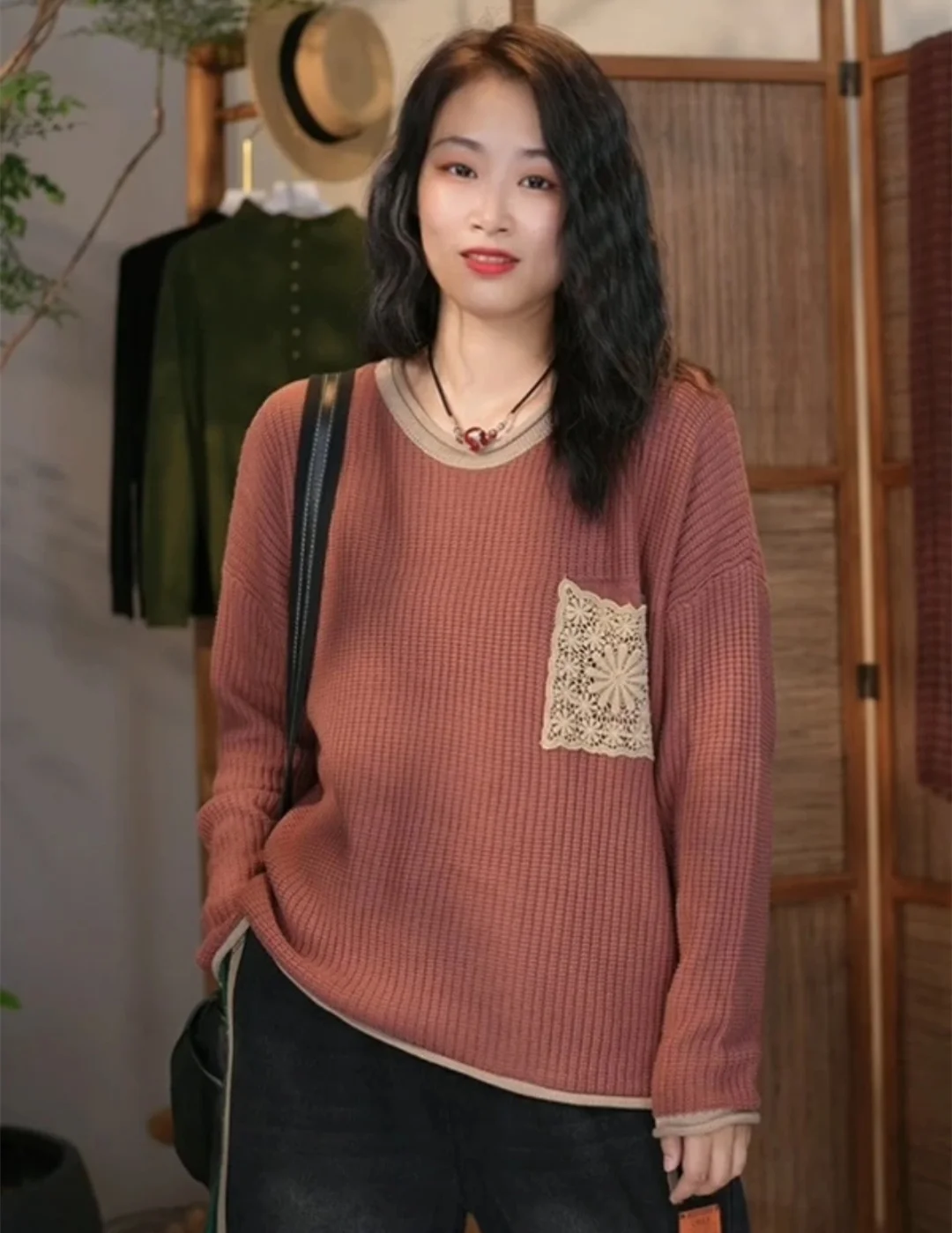 Chicfifth Sweater Women Winter Long Sleeve High Quality Autumn Vintage Top Knitted Cardigan