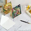 6PCS Diamond Painting Girl Greeting Cards Postcards with Envelopes