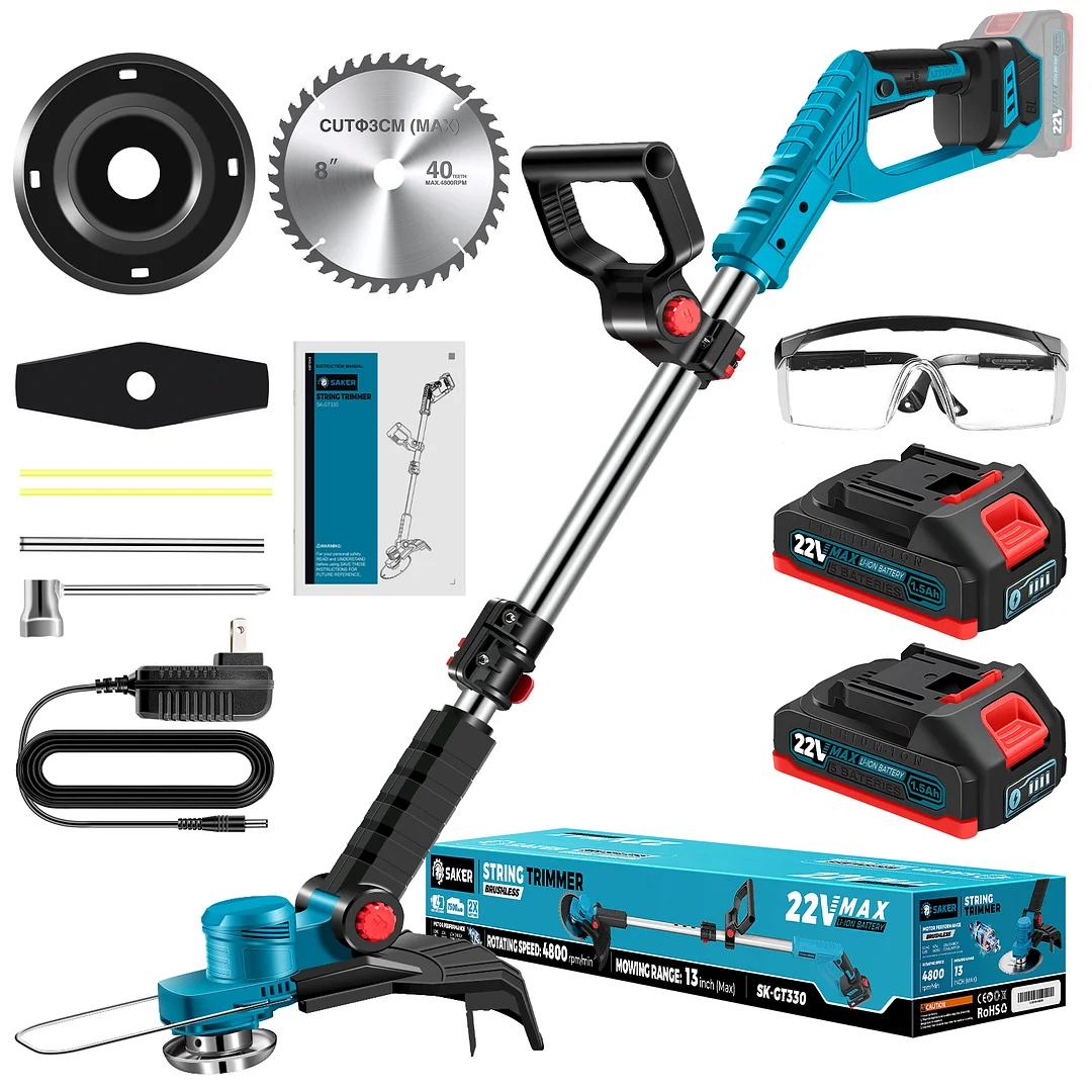SAKER® String Trimmer Cordless Electric