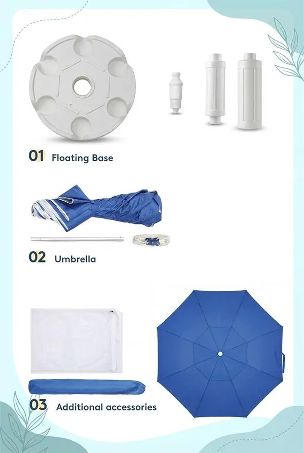 Floating Pool Umbrella with Bar and Base, Portable Pool Bar Table Umbrellas with Cup Holder & Phone Stand, Floating Poolside Shade, Included Easy Carry Bag, for Inside of Pool, Swimming Area, Lake House, Beach, Summervibes, DealsForYouDays Floating Pool Umbrella with Bar and Base, Portable Pool Bar Table Umbrellas with Cup Holder & Phone Stand, Floating Poolside Shade, Included Easy Carry Bag, for Inside of Pool, Swimming Area, Lake House, Beach, Summervibes, DealsForYouDays