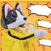 Kung Fu Husky Gants en peluche
