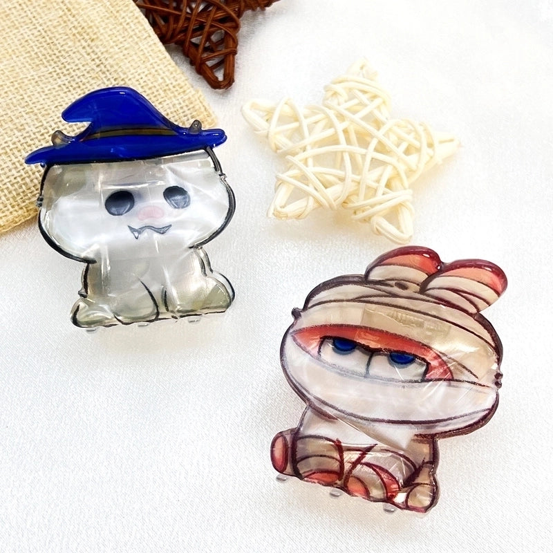 Halloween Cute Women’s Cartoon Acetic Acid Sheets Hair Claws