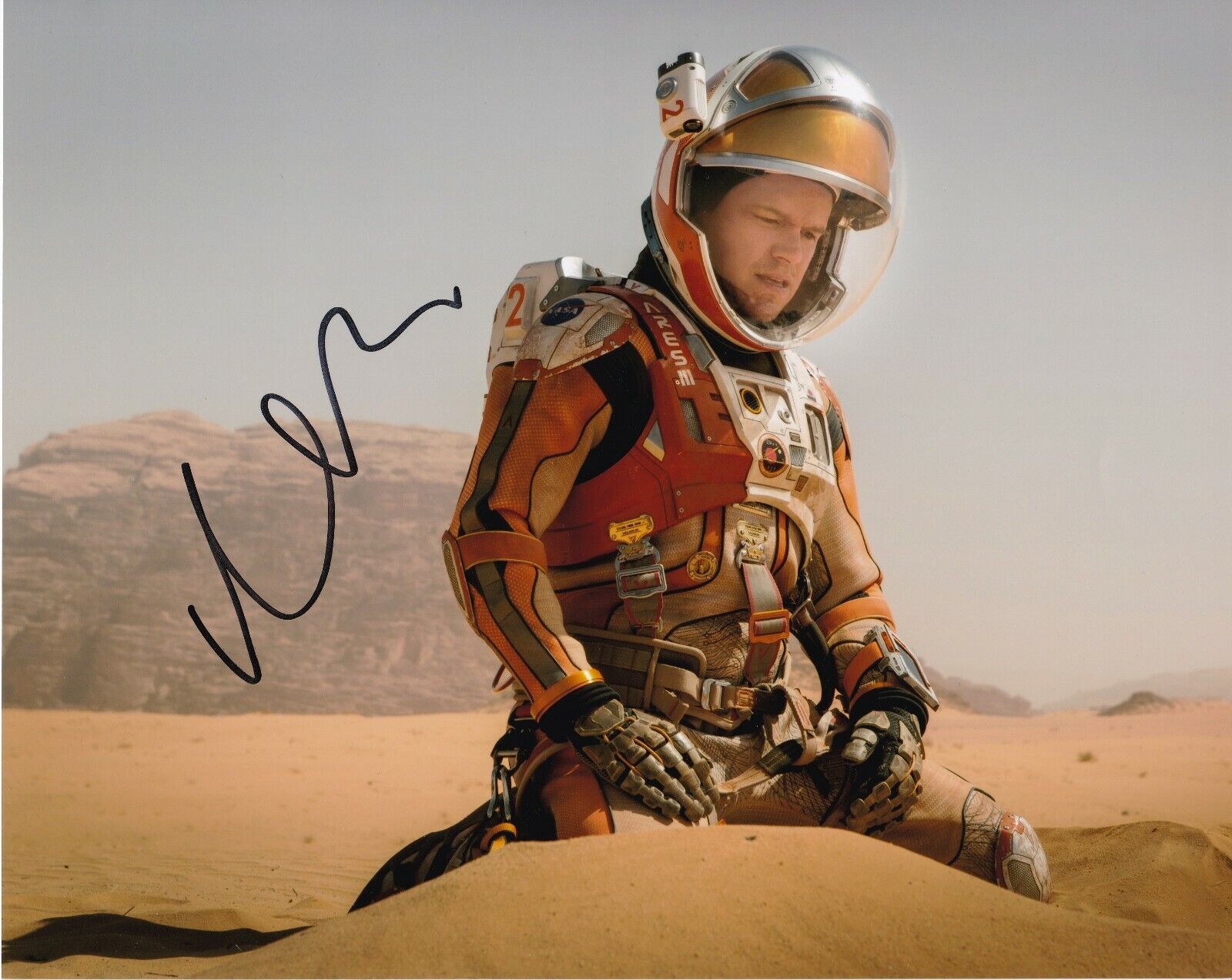 Matt Damon 'The Martian' Autographed 8x10 Photo Poster painting with CoA & Full Signing Details