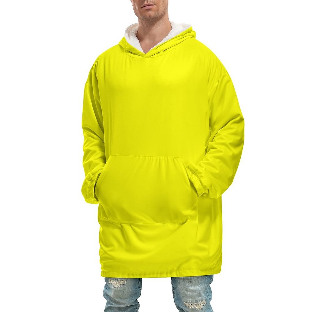 Yellow Blanket Hoodie for Men