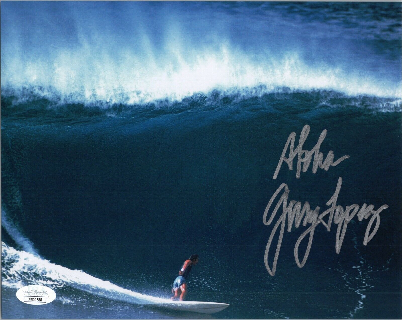 GERRY LOPEZ Authentic Hand-Signed Mr. Pipeline ~ SURFING