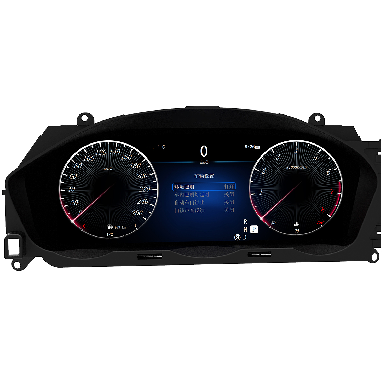 KOASON 12.3inch Digital LCD Dashboard Cluster For Mercedes Benz C class W204 2011-2014