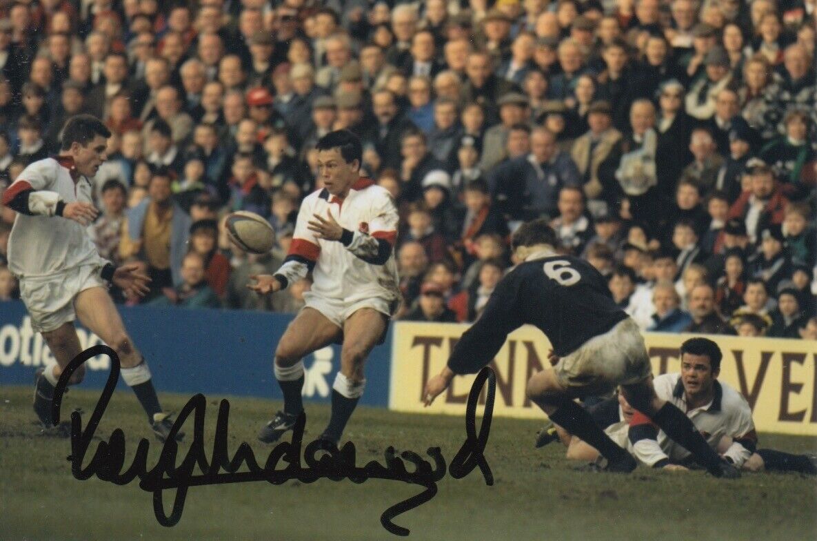 RORY UNDERWOOD HAND SIGNED 6X4 Photo Poster painting ENGLAND RUGBY UNION AUTOGRAPH 4