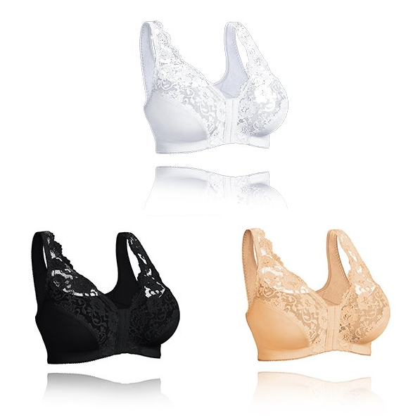 Front hooks, stretch-lace, super-lift, and posture correction – ALL IN ...