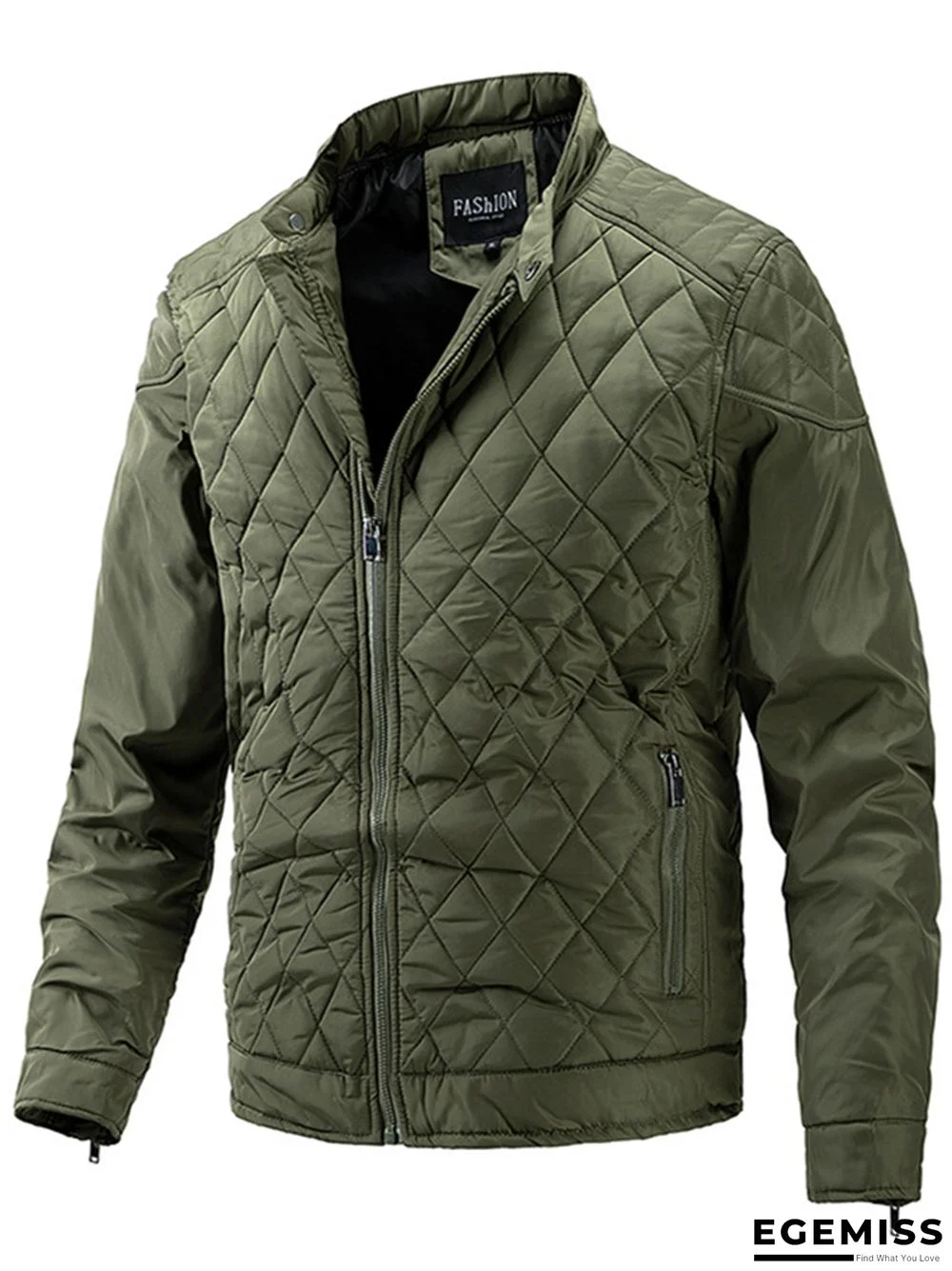 Men's Casual Thin Cotton Solid Color Jacket | EGEMISS