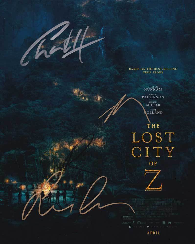 The Lost City of Z In-Person AUTHENTIC Autographed cast Photo Poster painting SHA #34226