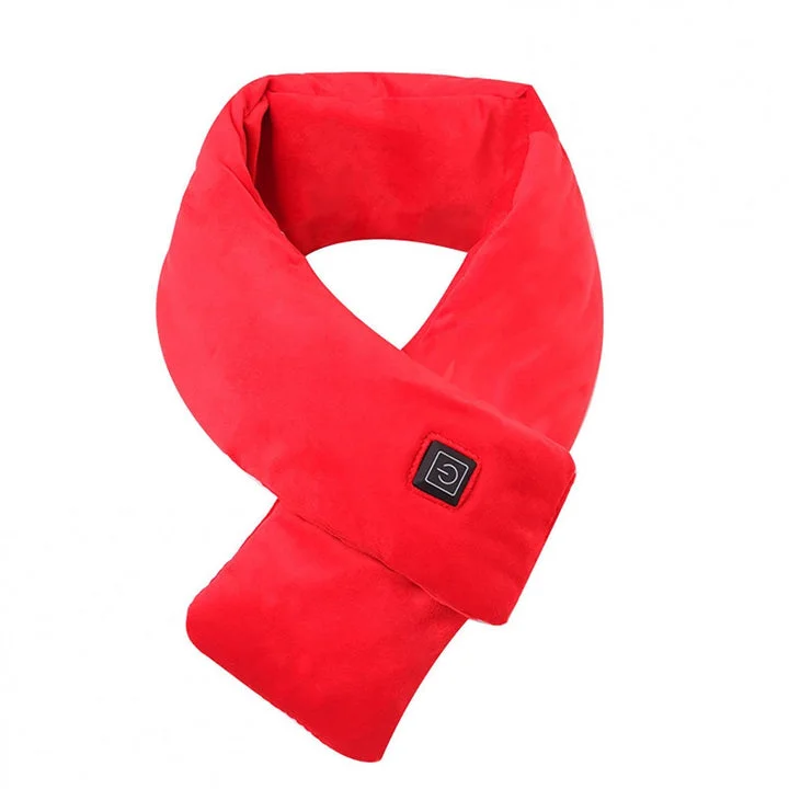 Smart Self Heating Usb Rechargeable Heated Neck Warming Scarf  Stunahome.com