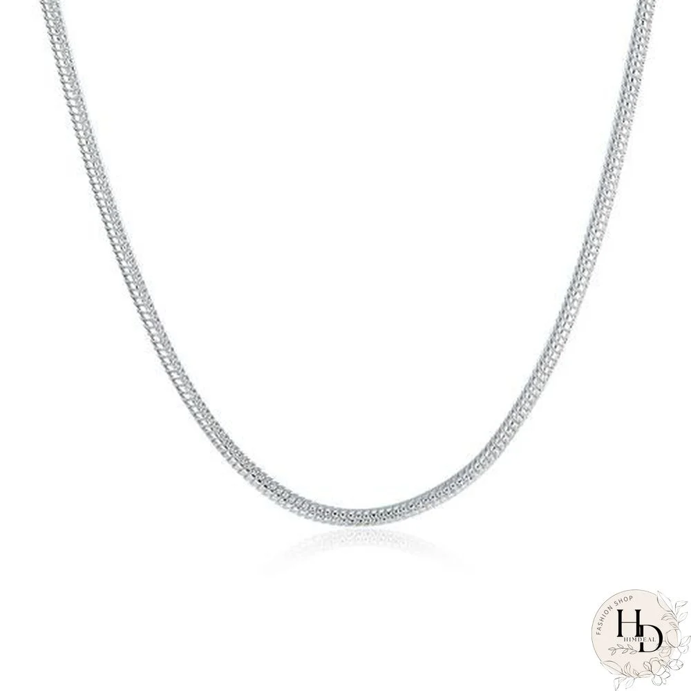 Wholesale Lots 5PCS 925 Sterling Silver Necklace Chains Snake Chain Necklace for Pendants 16""-30""