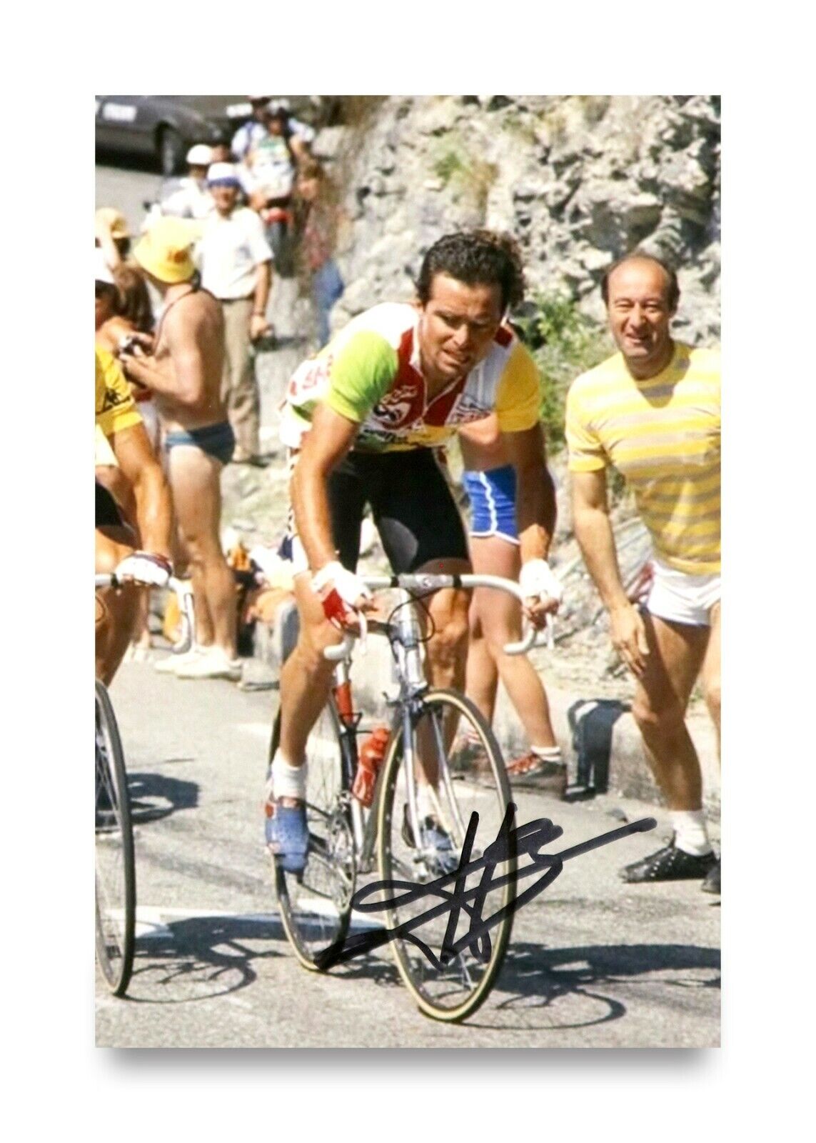 Bernard Hinault Hand Signed 6x4 Photo Poster painting Tour De France Autograph Memorabilia + COA