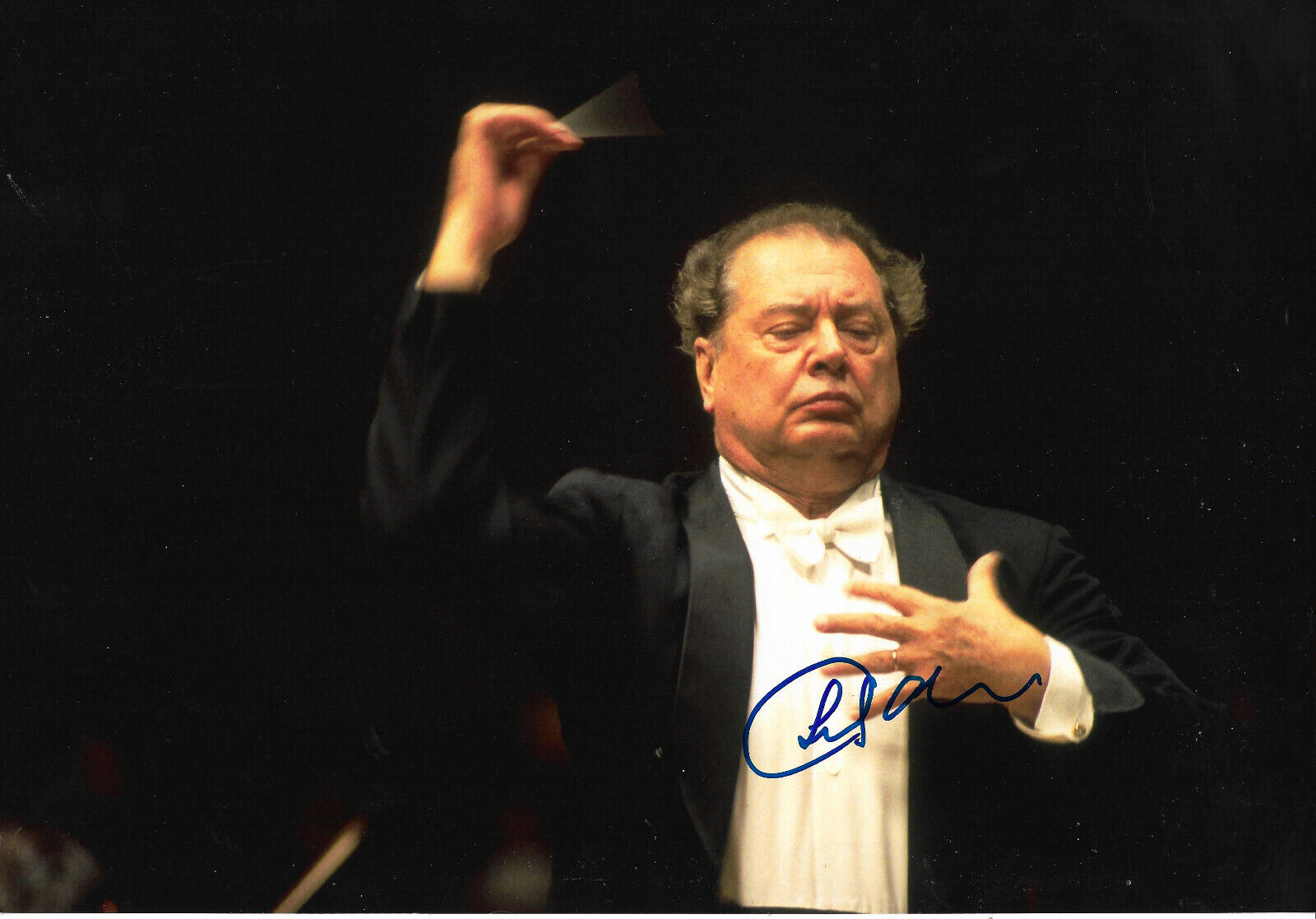 Rafael Frühbeck de Burgos Conductor signed 8x12 inch Photo Poster painting autograph