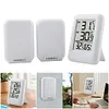 Wireless Weather Station Temperature and Humidity Monitor 100m Range for Desktop