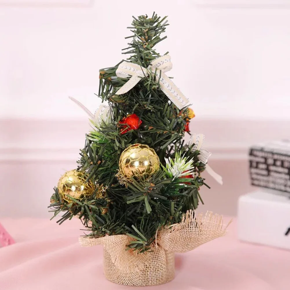 20cm Artificial Xmas Tree Great Gifts Tabletop Mini Tree Festival Party Supplies