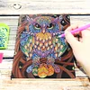 DIY Owl Special Shaped Diamond Painting 50 Page A5 Sketchbook Painting Book