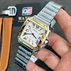 Cartier Santos Large Two-Tone W2SA0009 with White Dial (40mm) Super Clone
