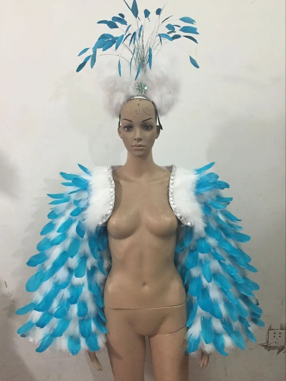 VCshoes Latin Dance Samba Accessories Exquisite Headdress Feathers Delicate Dance Shows Accessories