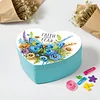 Butterfly DIY Diamond Painting Heart-Shaped Jewelry Box Decorative Storage Case