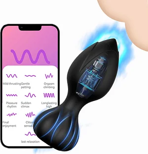 App Remote Control 10 Frequency Anal Vibrator