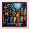 Colorful House - 14CT Counted Cross Stitch - 40*40cm