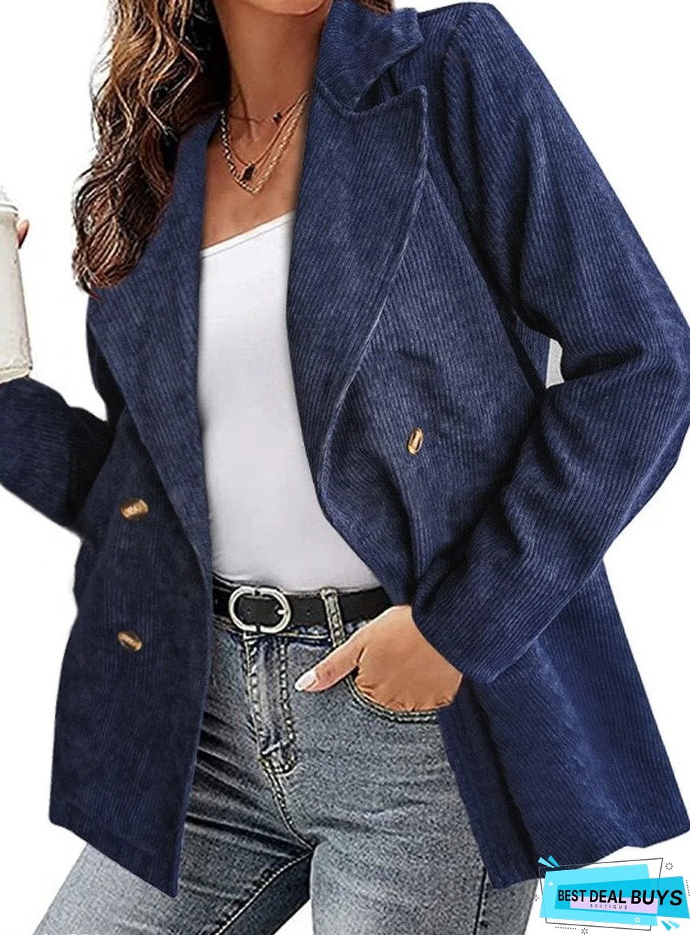 Hot Models Solid Color Jacket Blazers