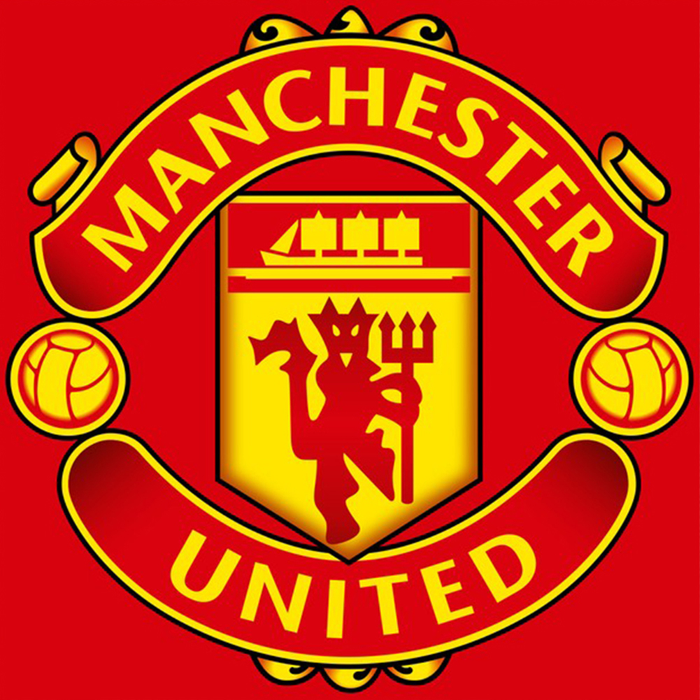 Manchester United Football Club 35*35cm(canvas) full round drill diamond painting