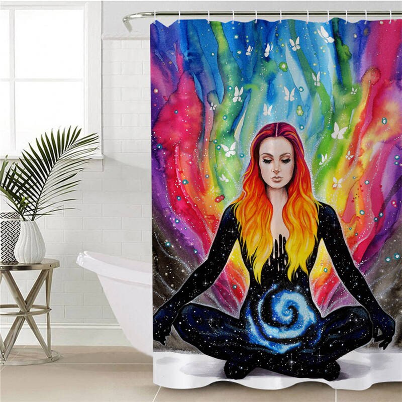 

Meditation - Print Shower Curtain, 180*200cm, 501 Original