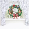 Diamond Painting Christmas Wreath Pendant