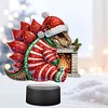 Acryl Weihnachten Dinosaurier doppelseitig - 5d DIY Bastellampe