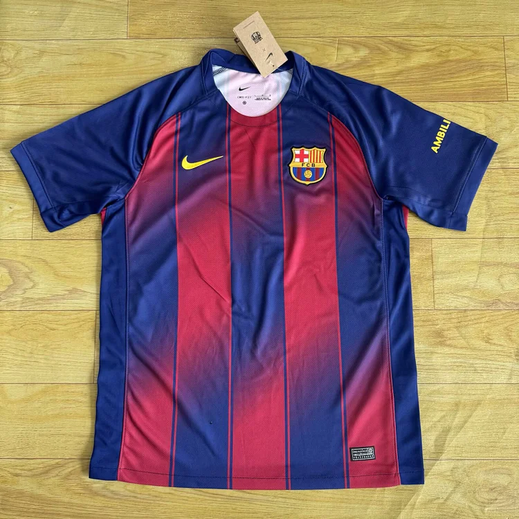 2025-26 Barcelona Home Jersey - Fan Edition - No Advertising