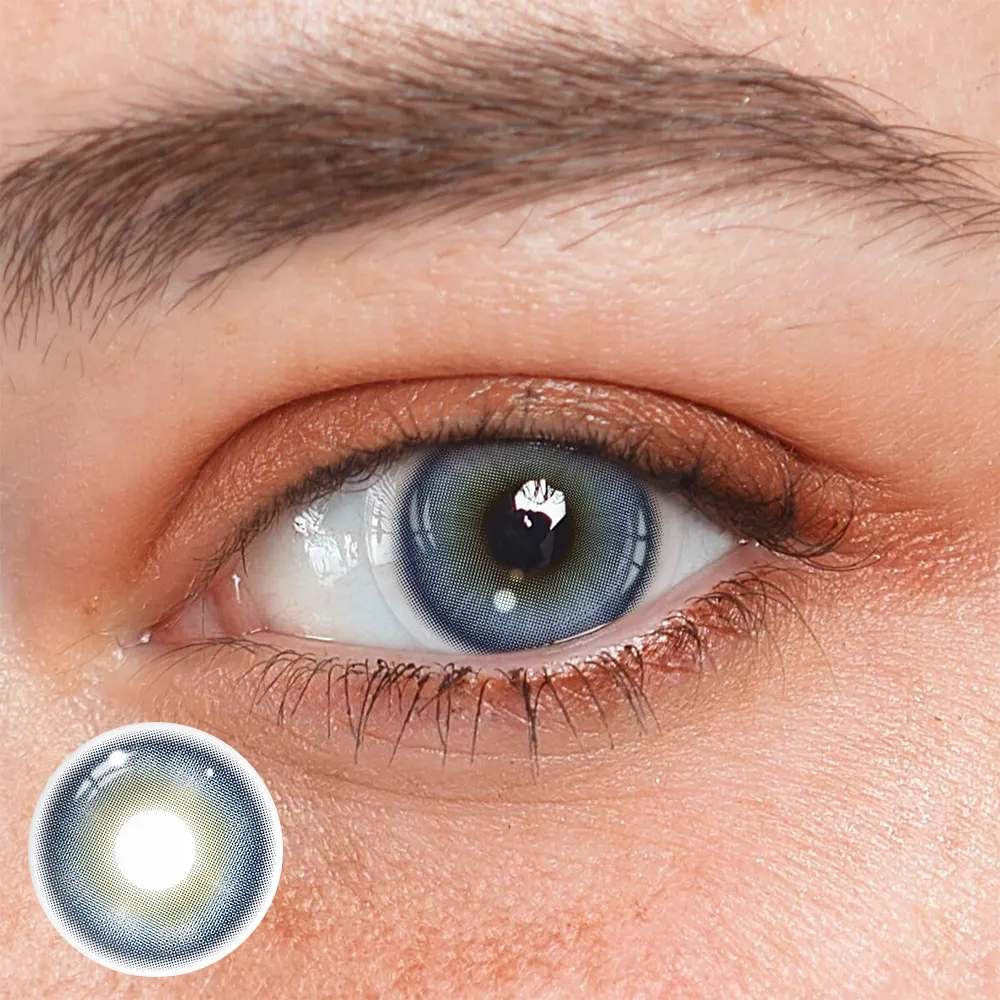 Raquel Blue Coloured Contact Lenses