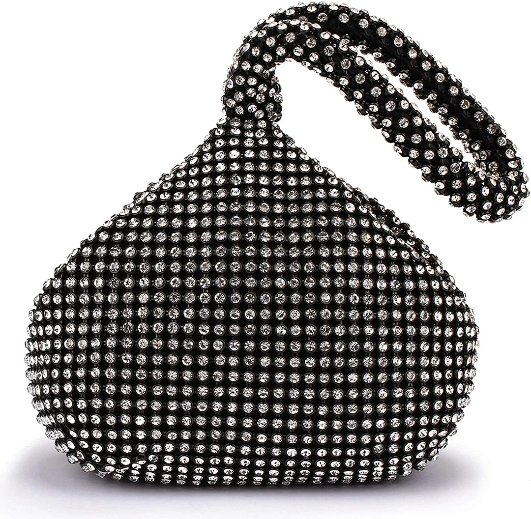 1920s Flapper Handbag Clutch 20s Gatsby Crystal Evening Clutch Bag
