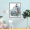 Blue Lighthouse - 14CT Counted Cross Stitch Kit(22*29cm)